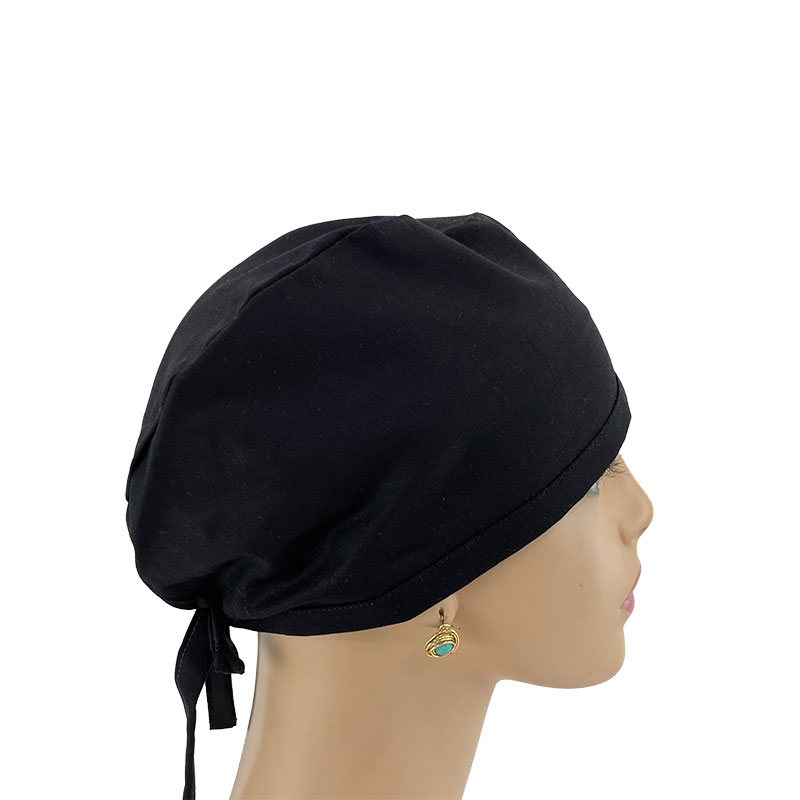 Unisex Medical Scrub Cap-Black - Image 5