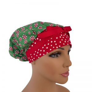 Bouffant Medical Scrub Cap-Christmas Candies