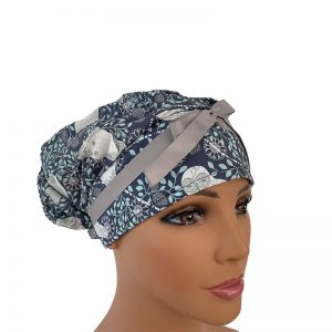 Bouffant Medical Scrub Cap-Large Owls -Nature