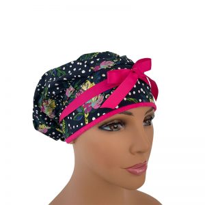 Bouffant Medical Scrub Cap-Venice-Floral Bouquets