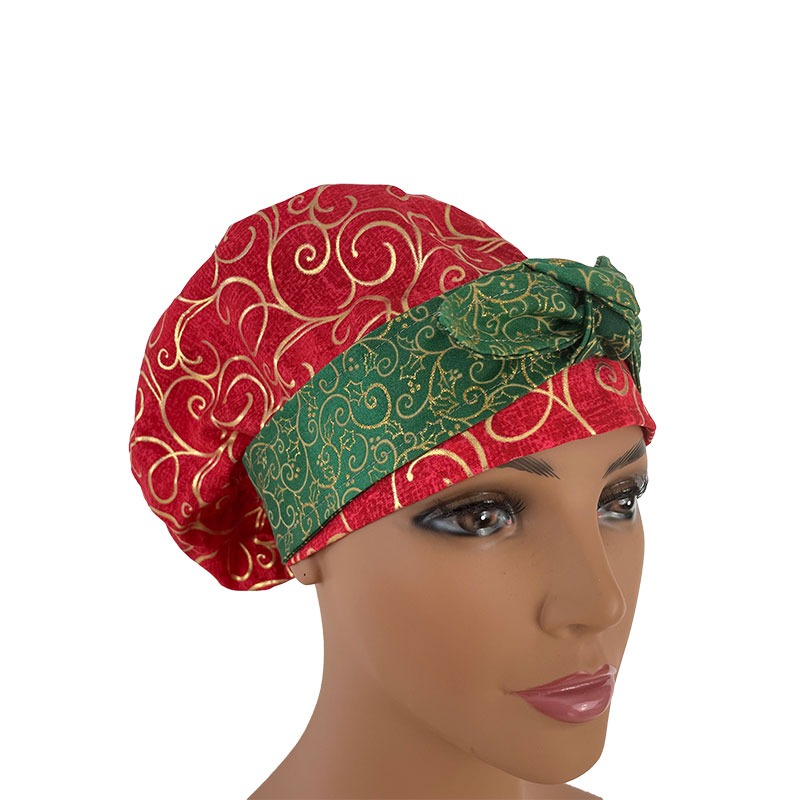 European with Bow - Winter Elegance - Red/Green/Gold