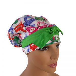 European Scrub Cap - Oh Snow! - Joyful Holiday