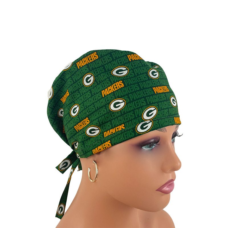 Unisex Medical Scrub Cap-NFL-Green Bay Packers