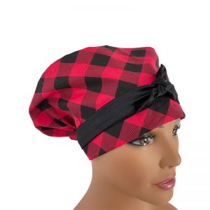 European Style-Christmas Plaids-Black/Red