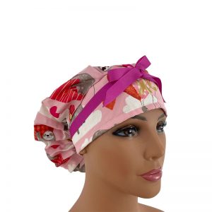 Bouffant Medical Scrub Cap - Valentines Sloths