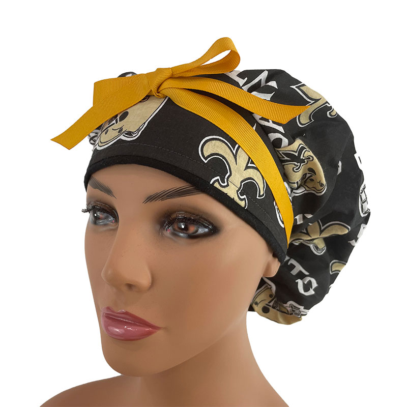 Bouffant Medical Scrub Cap - NFL - New Orleans Saints - Image 3