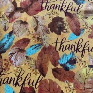 Bouffant Medical Scrub Cap-Thankful Leaves/Harvest