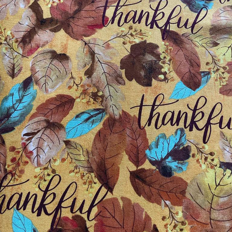 Bouffant Medical Scrub Cap-Thankful Leaves/Harvest