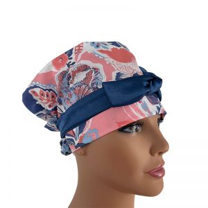European Scrub Cap - Interplay Paisleys