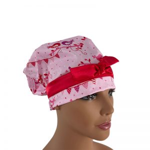 European Scrub Cap - Valentine Birdie