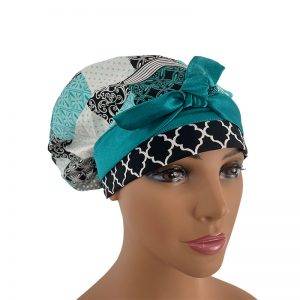 European Scrub Cap - Cherish Patch - Chevron
