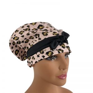 European Scrub Cap - Golden Cheetah Spots