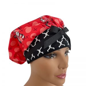 Bouffant Medical Scrub Cap - Cat in the Hat Playing Cupid