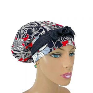 European Style-Seasonal Flowers-Black/Red/White