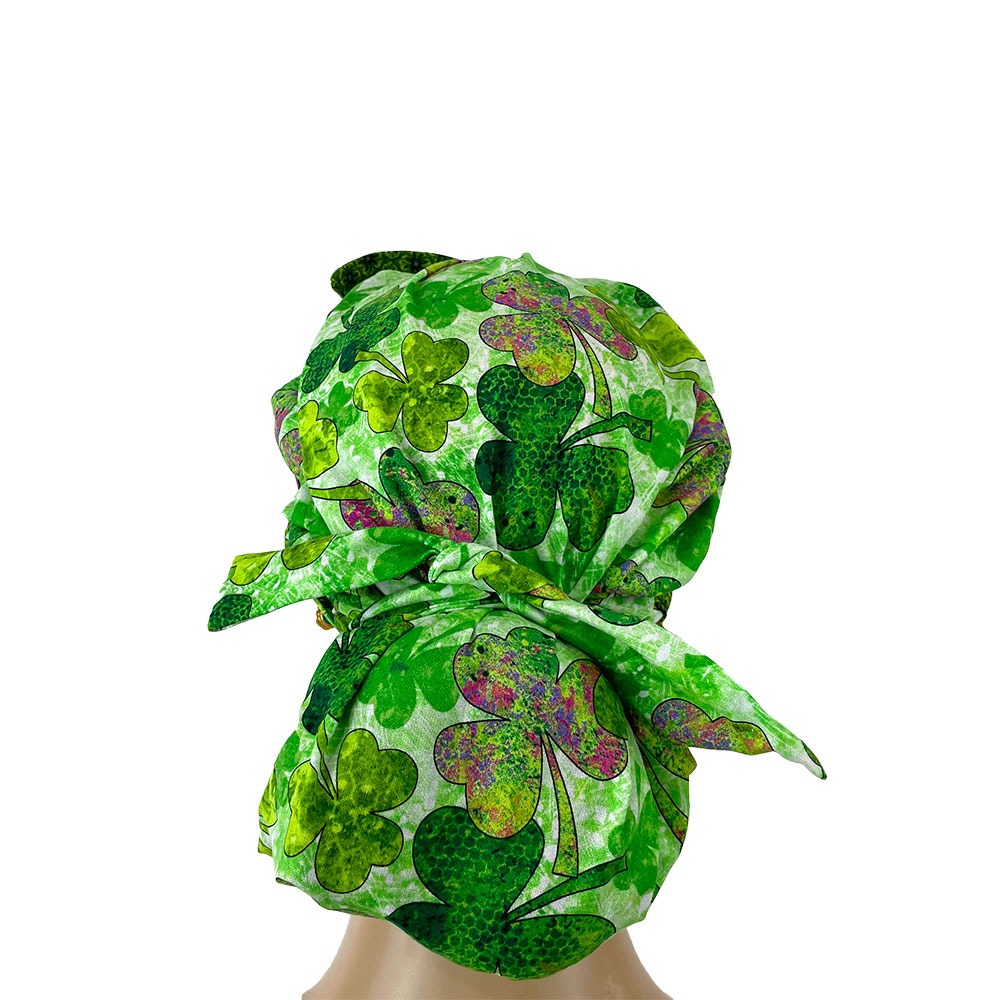 Bouffant Medical Cap – Colorful Shamrocks - Image 5