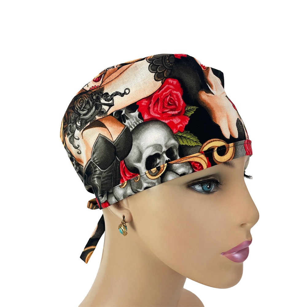 Unisex Medical Scrub Cap - Alexander Henry " Las Elegantes