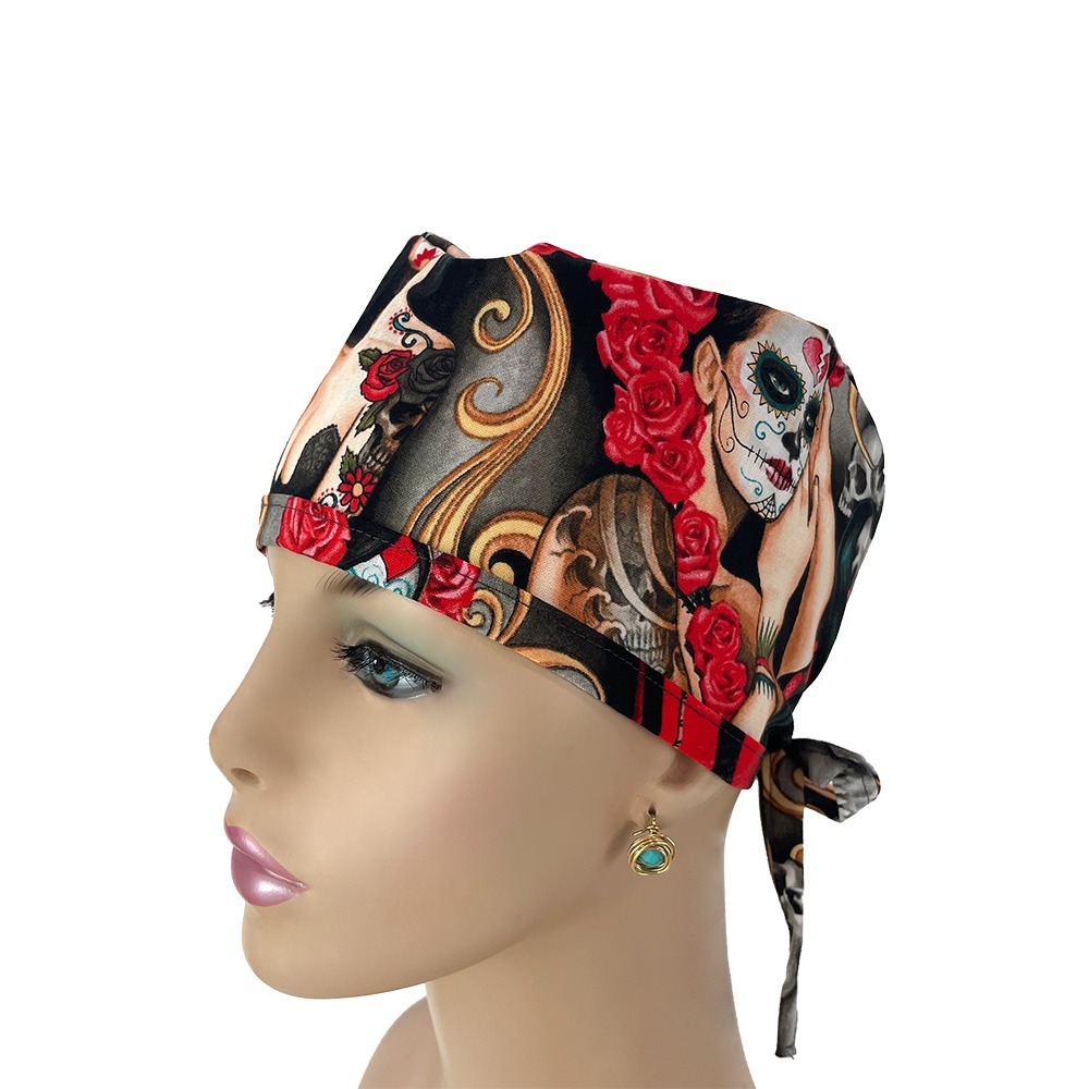 Unisex Medical Scrub Cap - Alexander Henry " Las Elegantes - Image 2