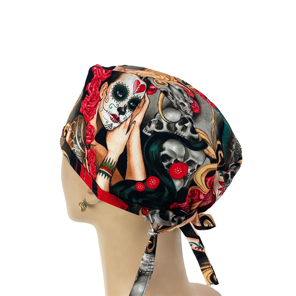 Unisex Medical Scrub Cap - Alexander Henry " Las Elegantes - Image 3