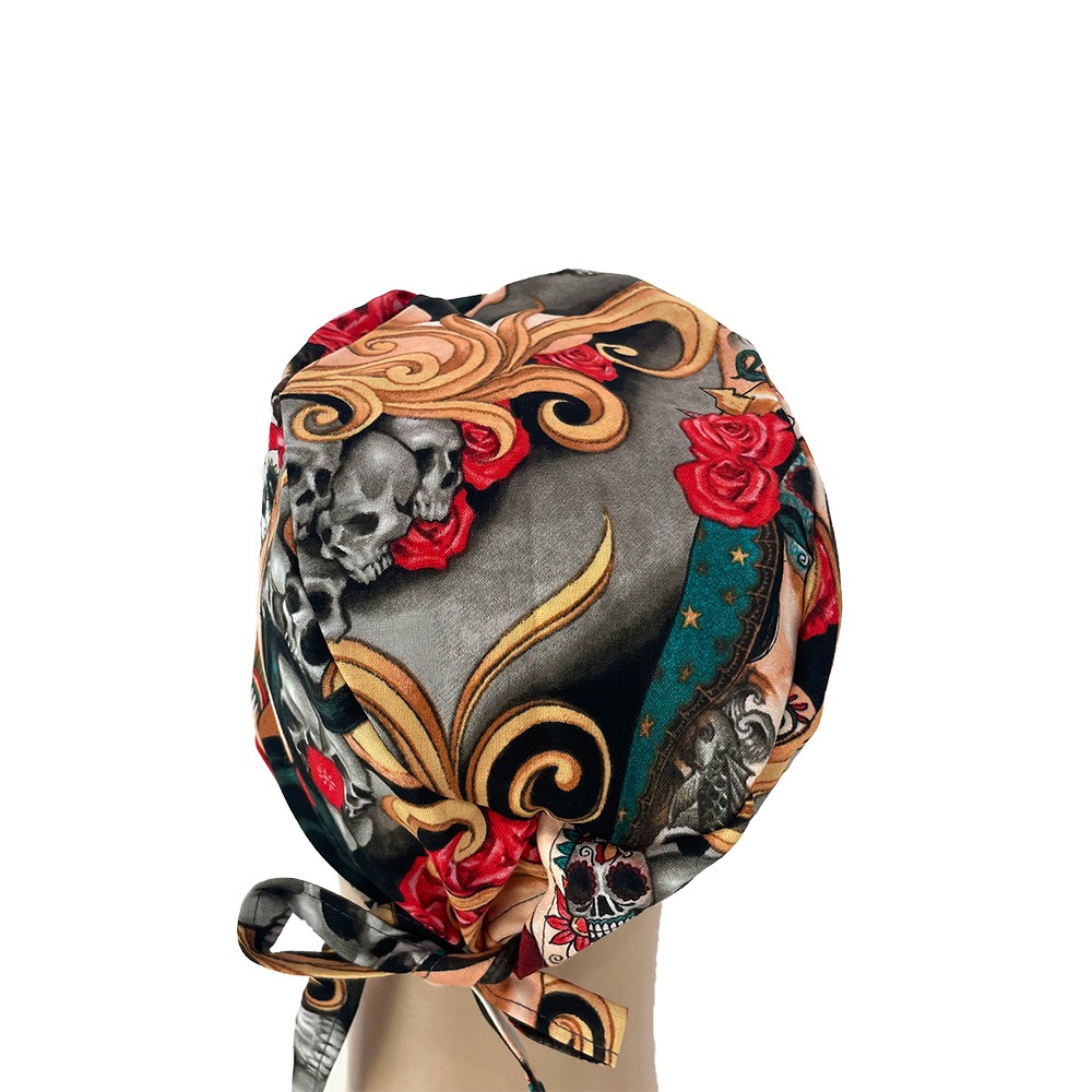 Unisex Medical Scrub Cap - Alexander Henry " Las Elegantes - Image 4