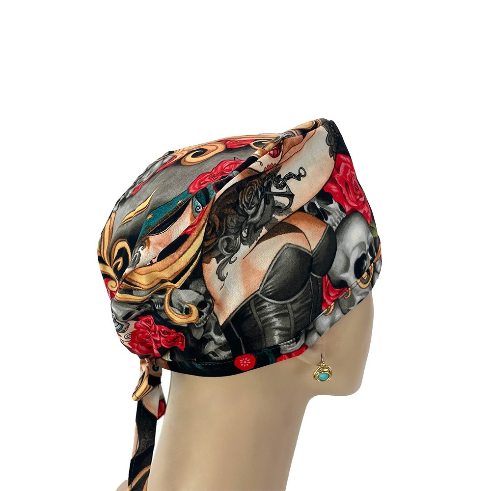 Unisex Medical Scrub Cap - Alexander Henry " Las Elegantes - Image 5