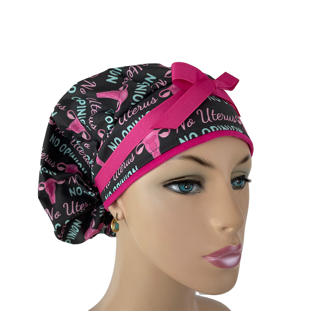 Bouffant Medical Cap - No Uterus? No Opinion!