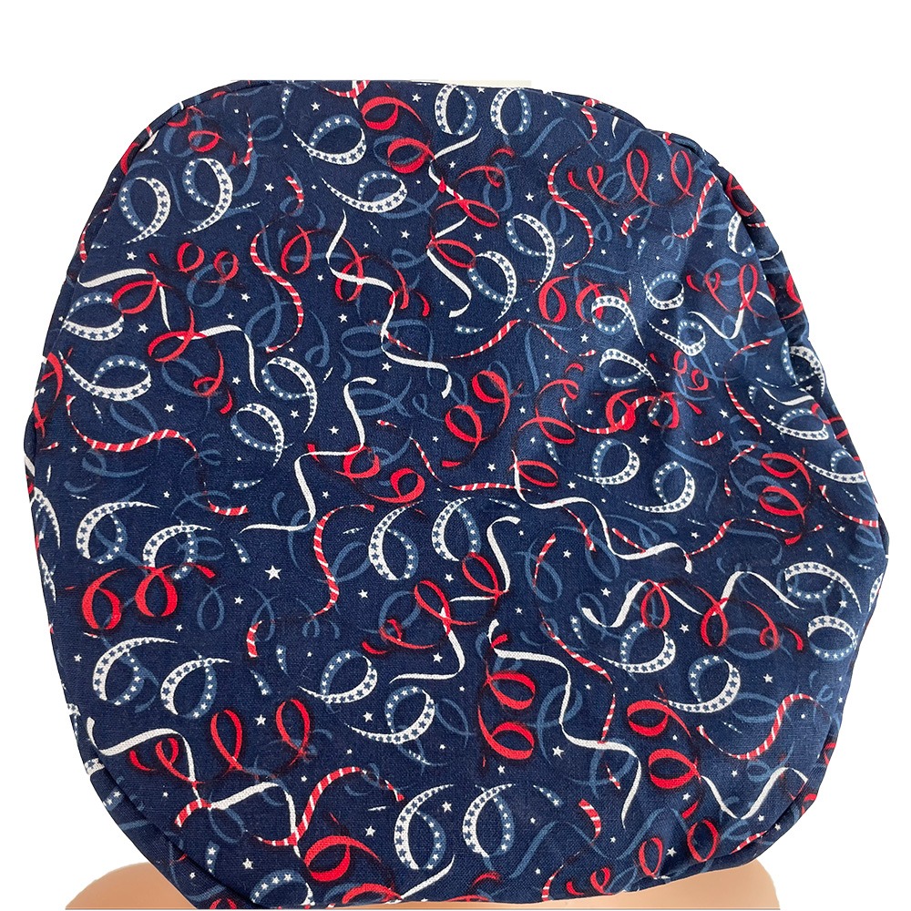 European Style – Patriotic Cotton Fabric Stars & Ribbons - Image 8