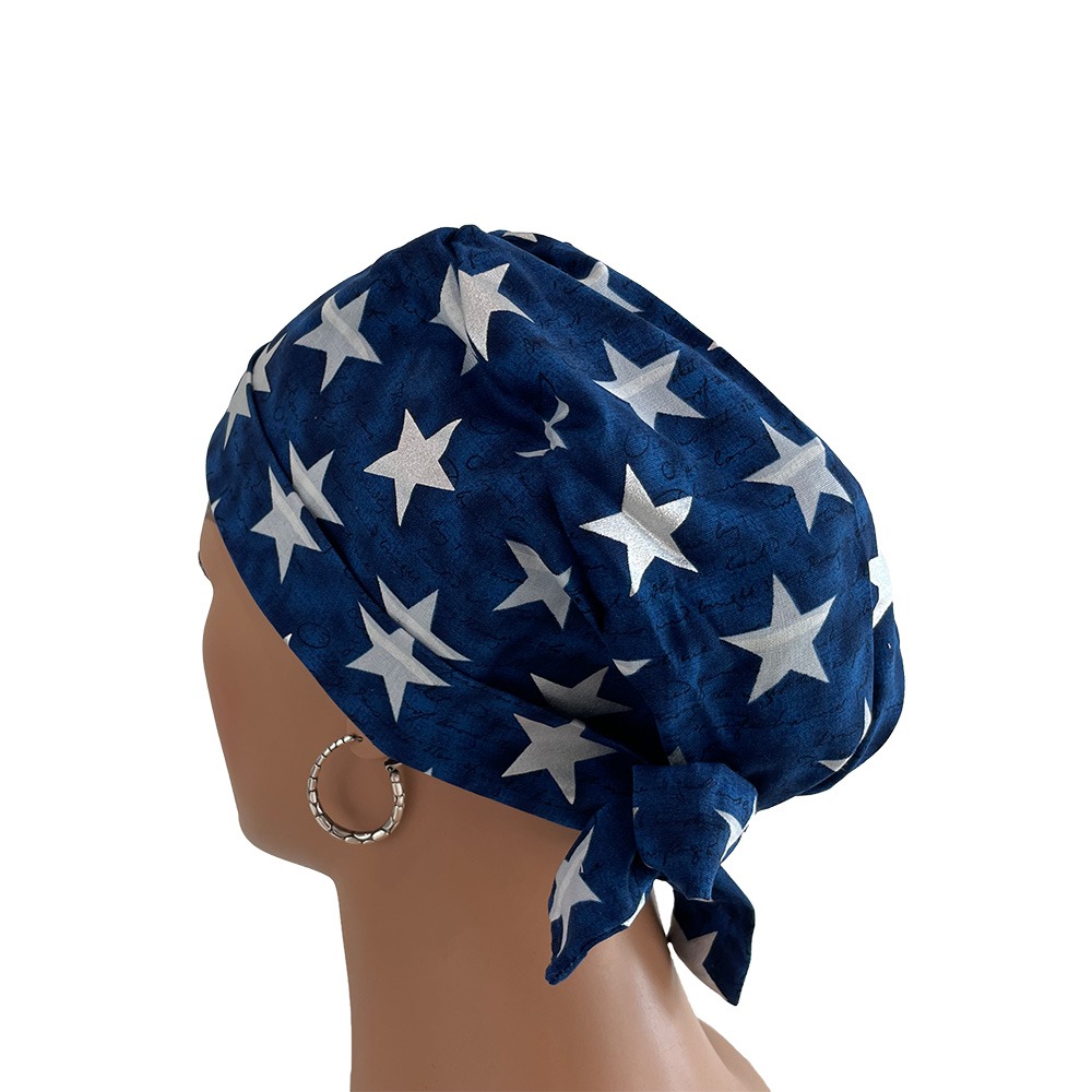 Chemo Cap- Silver Stars - Image 5