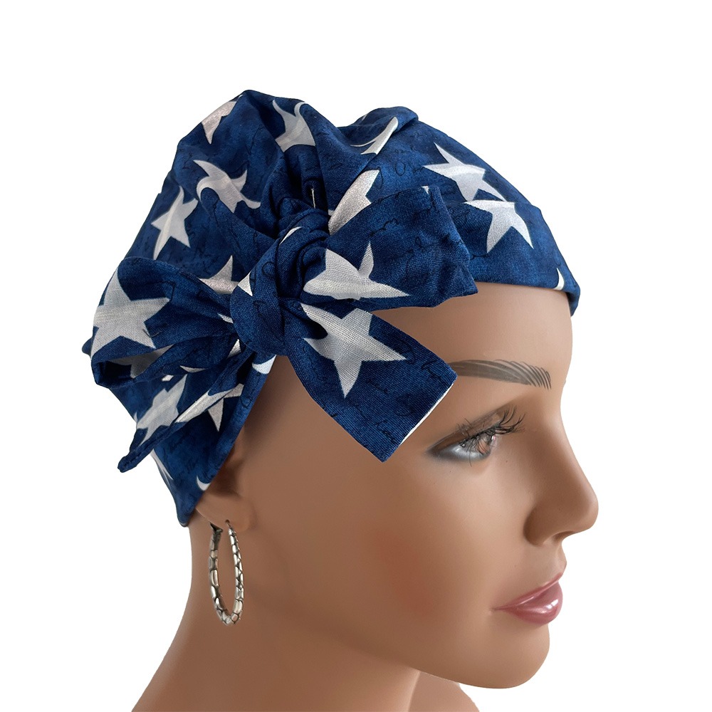 Chemo Cap- Silver Stars - Image 8