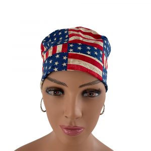 Chemo Cap- Old American Flag