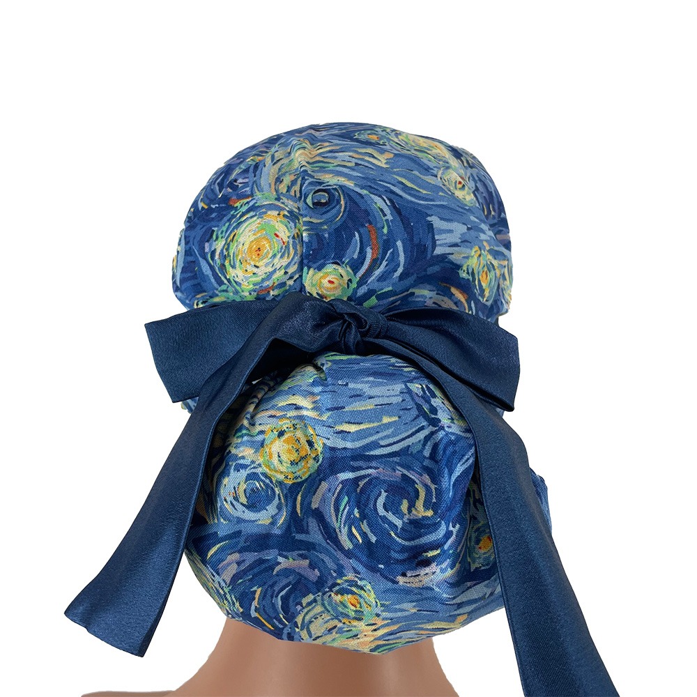 European Style Scrub Cap – Impressionism - Image 4