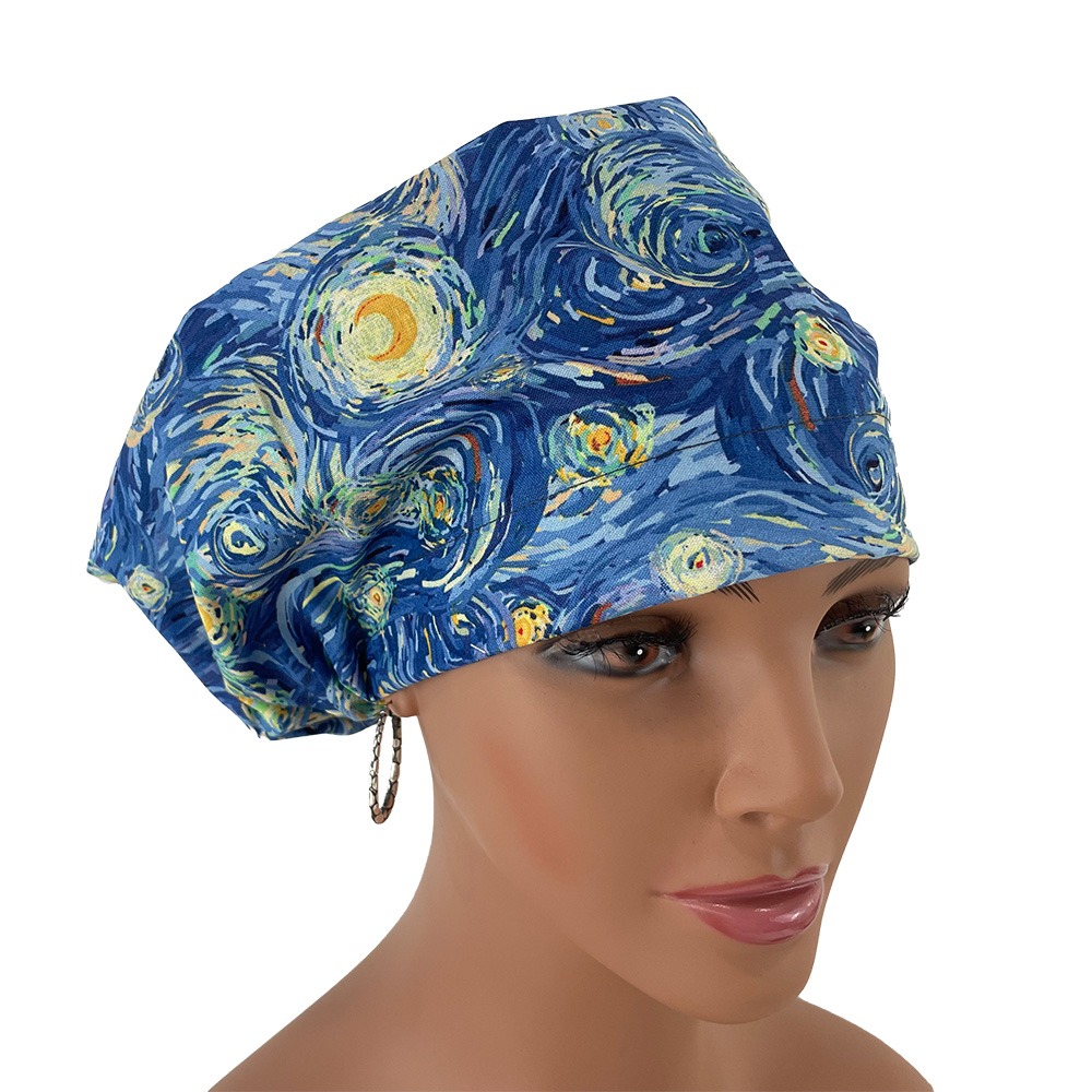 European Style Scrub Cap – Impressionism - Image 5
