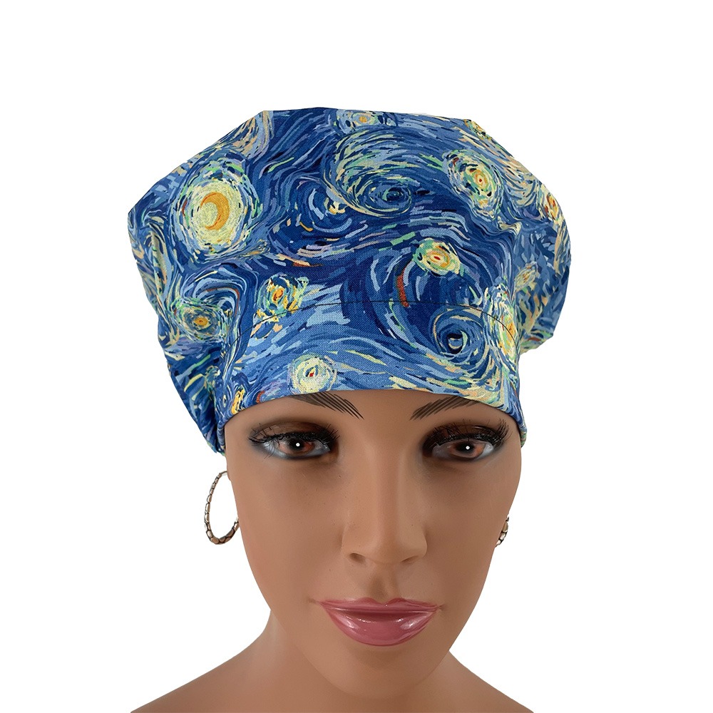 European Style Scrub Cap – Impressionism - Image 6