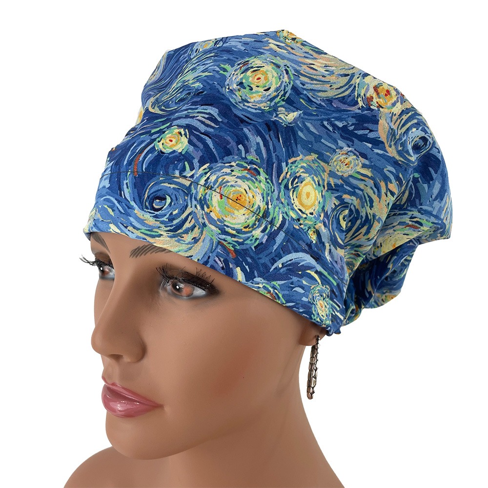 European Style Scrub Cap – Impressionism - Image 7