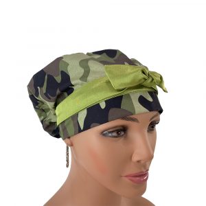 European Style Scrub Cap – Camouflage