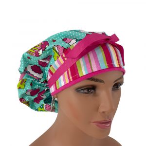 Bouffant Medical Cap - Cupcake Party