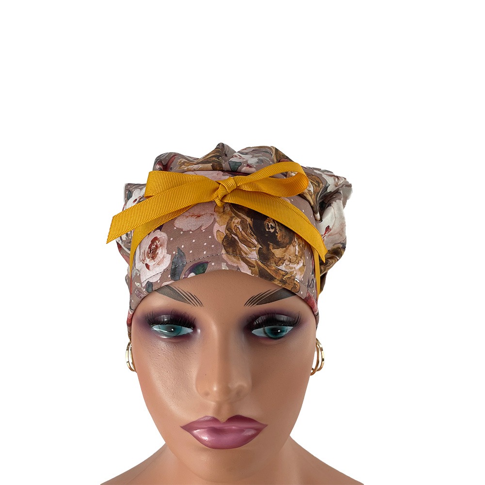Bouffant Medical Cap - Autumn Flowers - Image 2