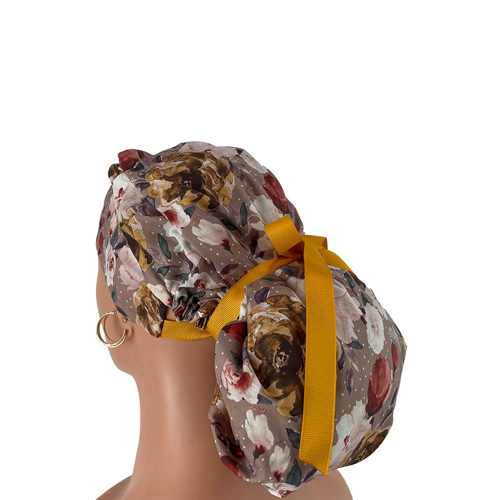 Bouffant Medical Cap - Autumn Flowers - Image 4