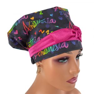 European Style Scrub Cap – Anesthesia Rainbow