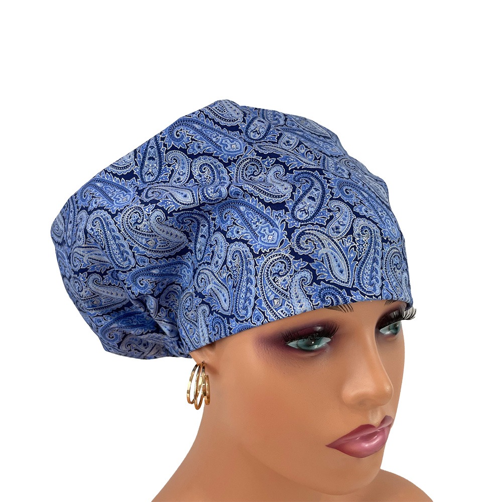 European Style Scrub Cap - Paisleys - Image 11