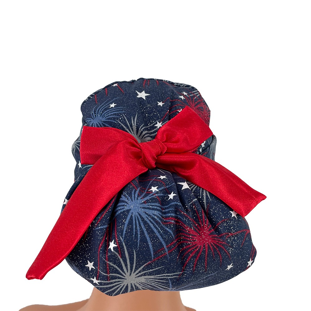 European Style Scrub Cap – Fireworks Display - Image 6