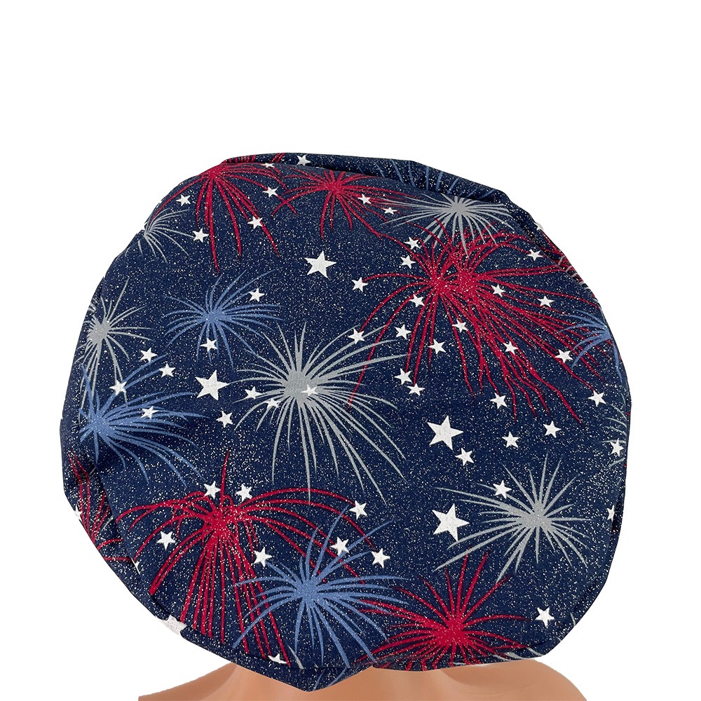 European Style Scrub Cap – Fireworks Display - Image 14