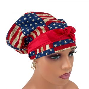 European Style Scrub Cap – America The Beautiful!