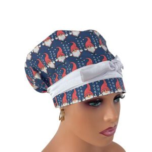 European Style Scrub Cap - Funny Gnomes