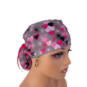 Ponytail Medical Scrub Cap –  Love and Hate