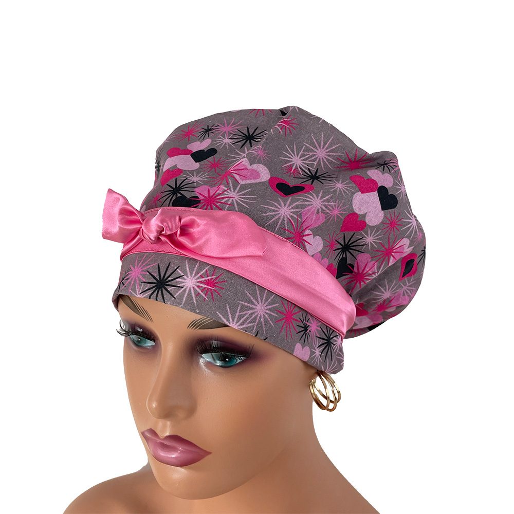 European Style Scrub Cap - Love and Hate - Image 3