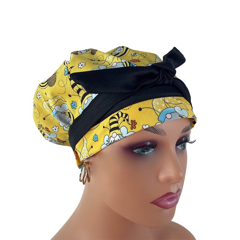 European Style Scrub Cap - Gnomes Honey Bees