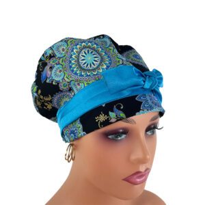 European Style Scrub Cap - Persian Medallions