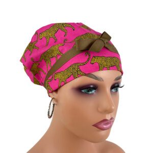 European Style Scrub Cap - Ribbon/Grosgrain Ribbon – Fine Leopards