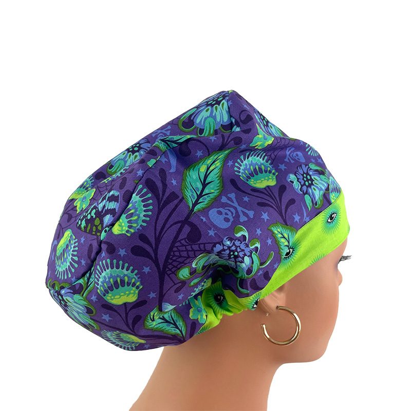European Style Scrub Cap - Tiny Creatures/Wicked Eyes - Image 6
