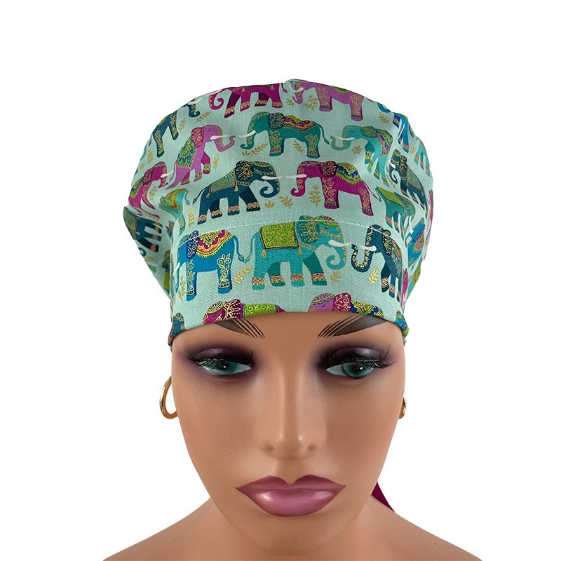 European Style Scrub Cap (Grosgrain Ribbon) - Elephant Parade - Image 8